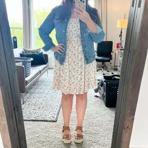 NWT ⭐️ Abercrombie Peach Dress - Sz. XL